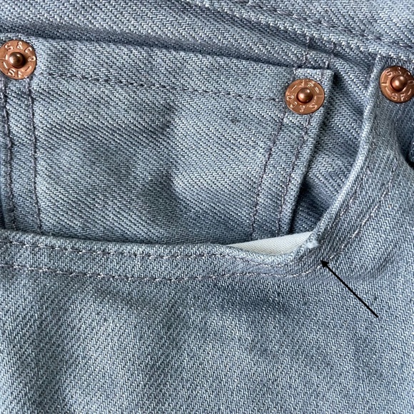 Mens Levi's (Already Shrunk) Shrink To Fit Jeans - Picture 10 of 12